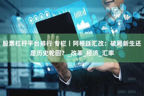 股票杠杆平台排行 专栏丨阿根廷汇改：破局新生还是历史轮回？_改革_经济_汇率