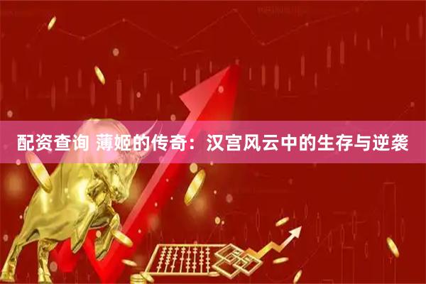 配资查询 薄姬的传奇：汉宫风云中的生存与逆袭